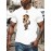 Cartoon Teddy Bear Print, Men's Graphic Design Crew Neck T-shirt, Casual Comfy Tees Tshirts For Summer, Men's Clothing Tops For Daily Vacation Resorts