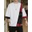 Men Loose T-Shirt Patchwork Round Neck Tee Streetwear Vintage Tops