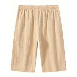 Men's Comfy Casual Cotton Shorts, Summer Clothing